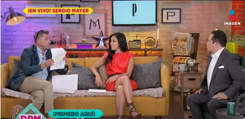 Sergio Mayer reta a Gustavo Adolfo