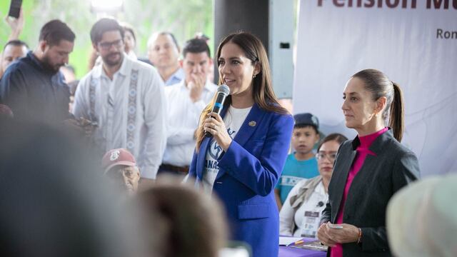 Libia Dennise García y Claudia Sheinbaum