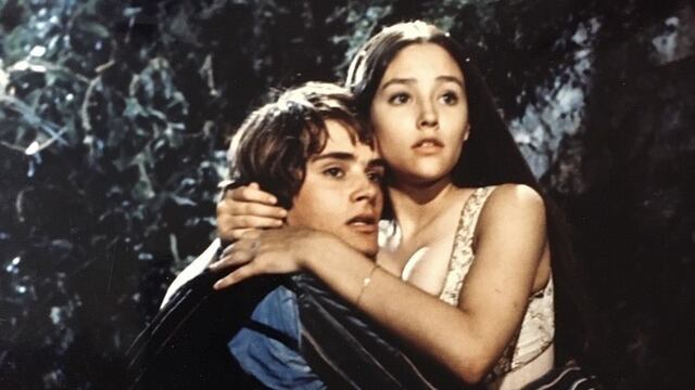 Olivia Hussey y Leonard Whiting en la película 'Romeo y Julieta'