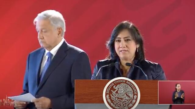 Andrés Manuel López Obrador e Irma Eréndira Sandoval
