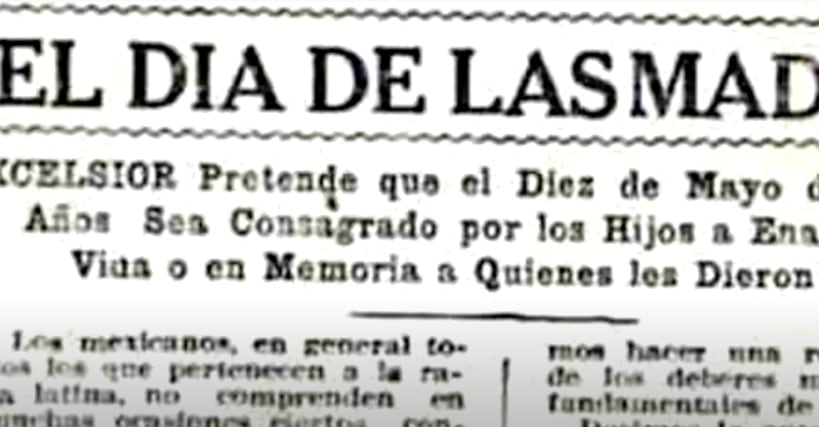 Publicaciones de Excélsior en Día de las Madres
