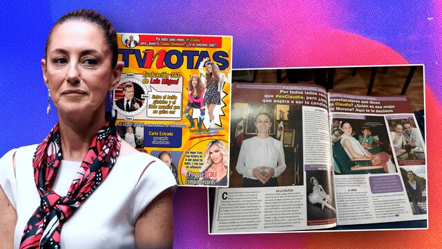 Claudia Sheinbaum en TV Notas