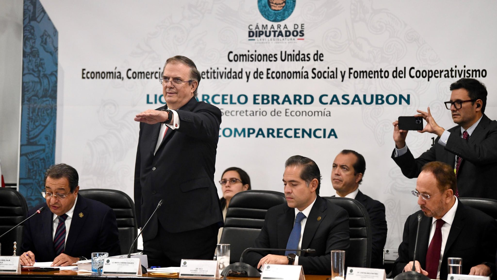 Marcelo Ebrard acude a San Lázaro para explicar los resultados de Economía