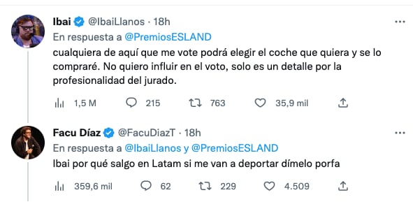 Jurado de los Premios Esland 2023 tomó por sorpresa a los streamers