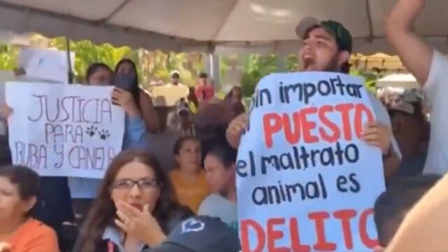 Alcalde de Tangancícuaro admite que mató a las perritas Buba y Canela; Protestan por su crimen