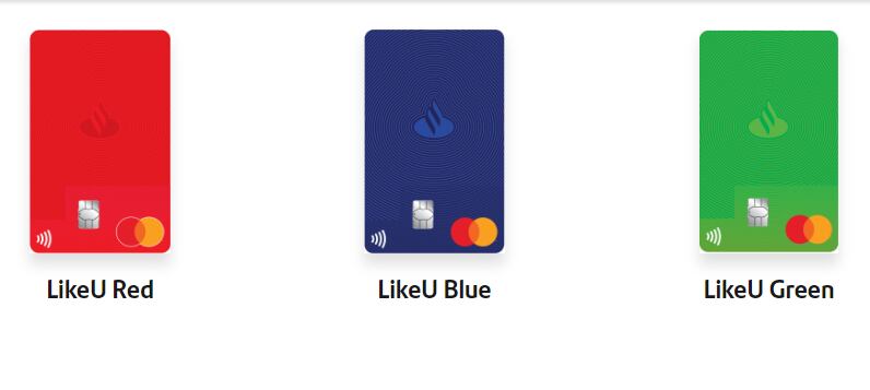Tarjeta de crédito Like U de Santander