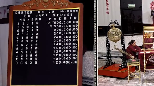 Resultados Sorteo Mayor 3985 de Lotería Nacional: Ganadores de hoy 2 de septiembre