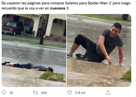 Memes sobre Cuevana tras preventa de 'Spider-Man: No Way Home'