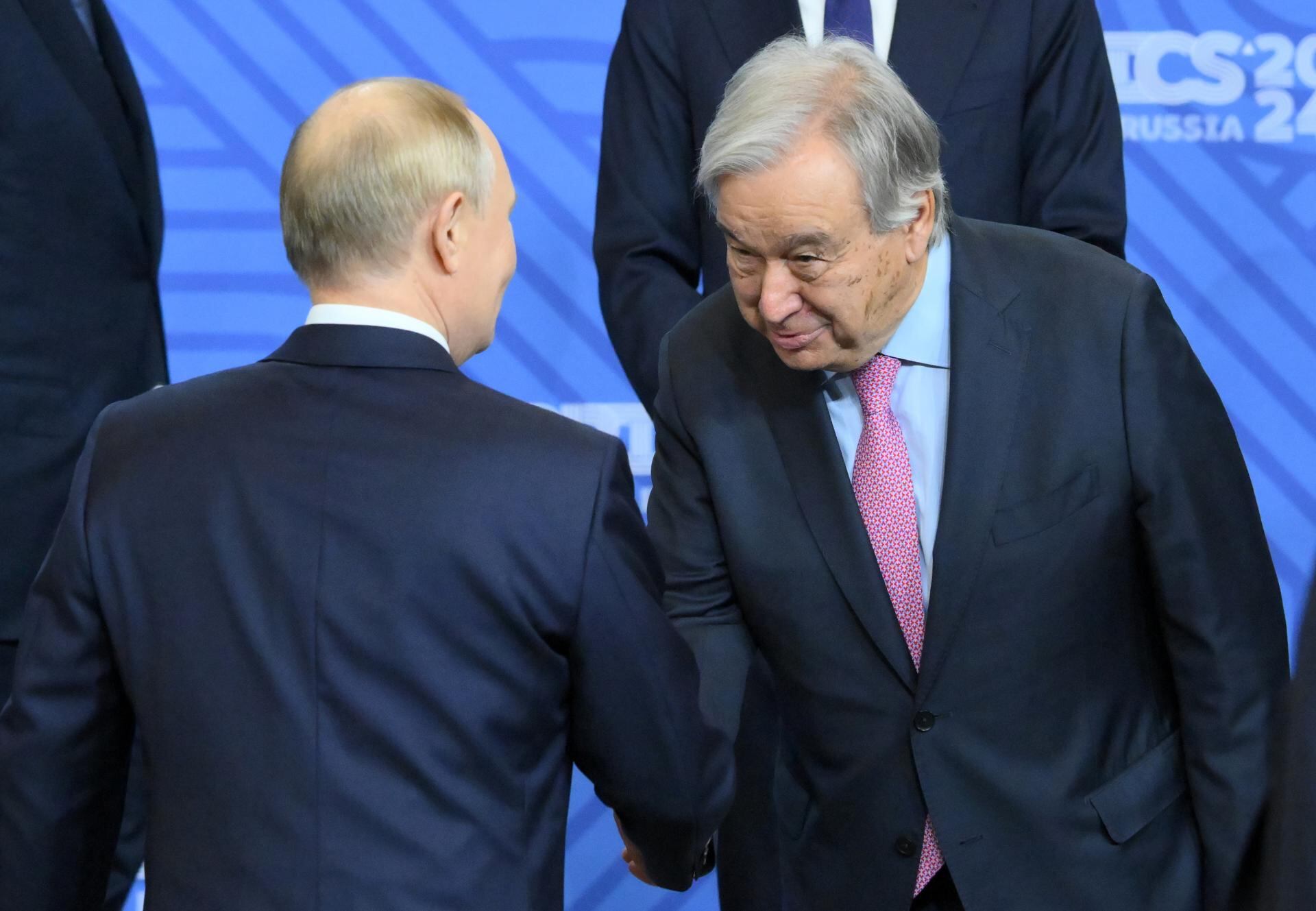 Ucranianos indignados por la visita de António Guterres de la ONU a Rusia