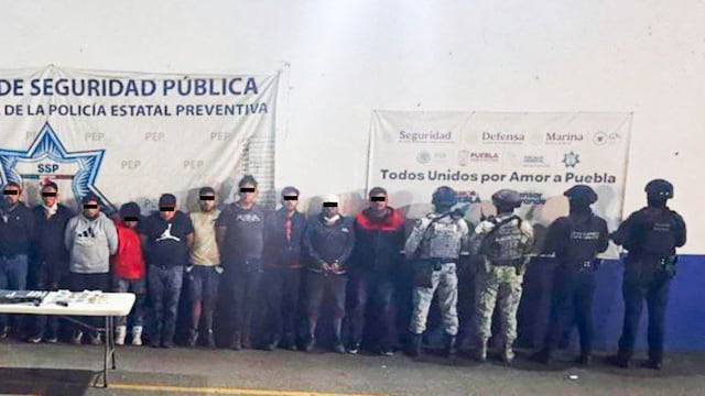 Golpe a la delincuencia en Puebla: Caen 17 generadores de violencia