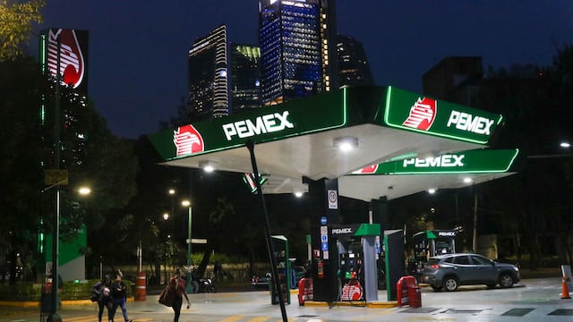 Sucursal de la franquicia de Pemex en la alcaldía Cuauhtémoc