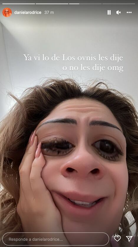 Daniela Rodrice sobre los ovnis.