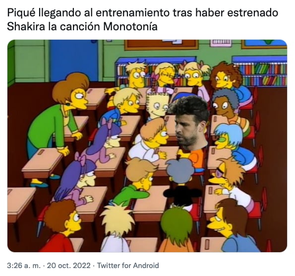 Meme de Shakira y su "dulce venganza" a Gerard Piqué