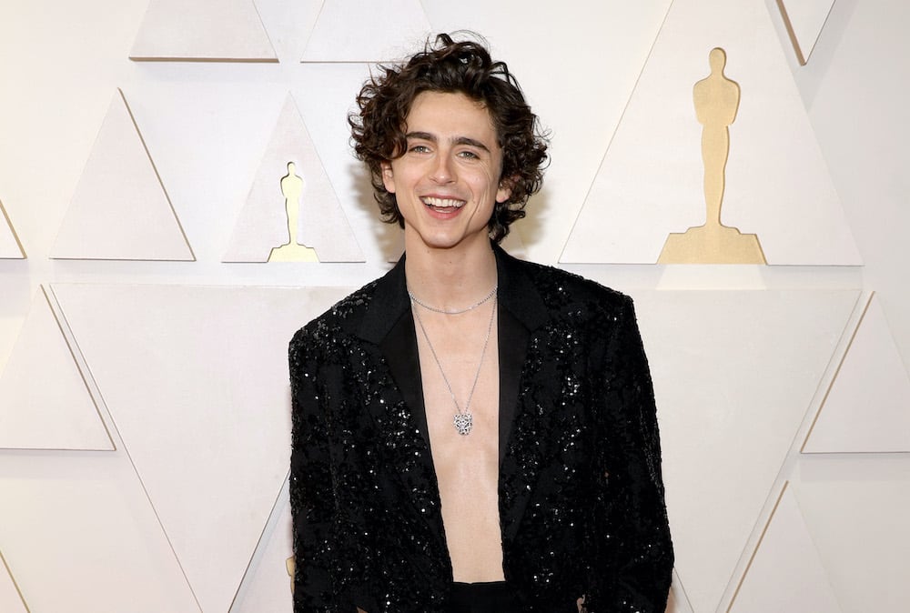 Timothée Chalamet acapara miradas en la Alfombra Roja