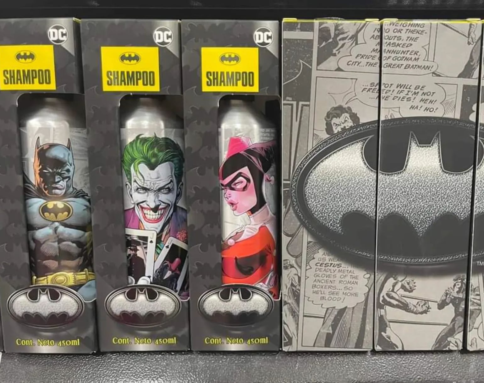 Shampoo de Batman en Walmart con ediciones especiales