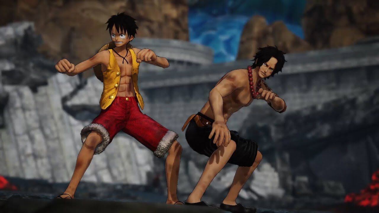 Luffy y Ace
