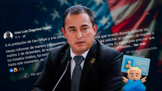 Revocan visa al alcalde José Luis Dagnino López, de San Felipe, Baja California