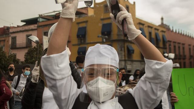 Trabajadores de restaurante en CDMX