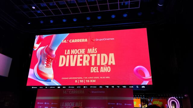 Carrera nocturna Cinemex 2025