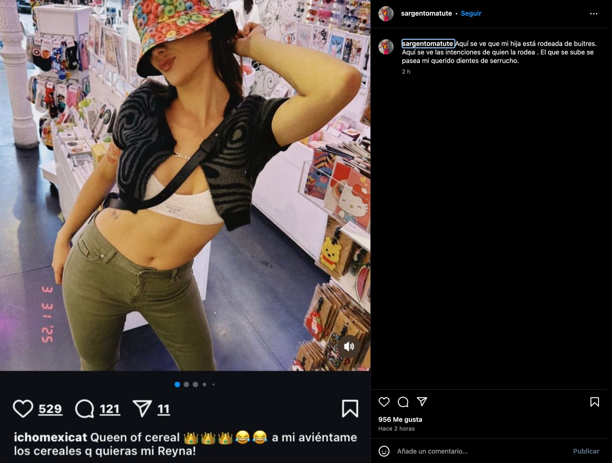Crista Montes arremete contra Icho Van por burlarse de ella en Instagram