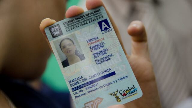 Licencia de conducir CDMX