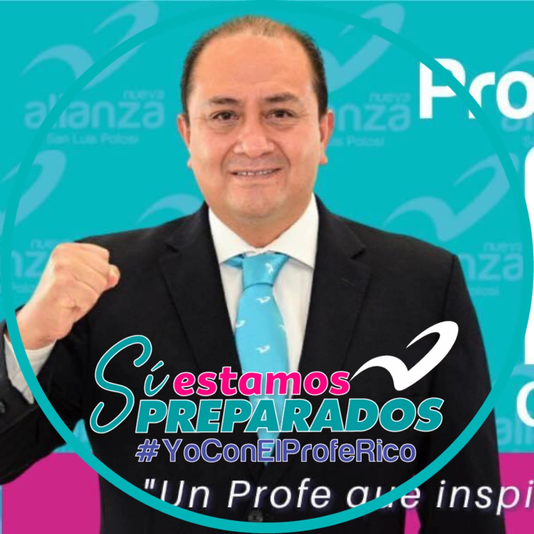 "Profe Rico" candidato a gobierno de SLP