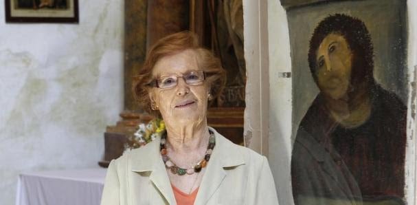 Cecilia Giménez, la restauradora del Ecce Homo