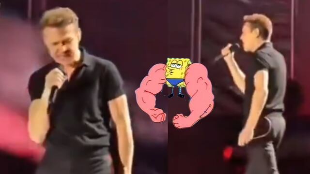 Luis Miguel enseña brazo y sus fans lo ven bien mamado.