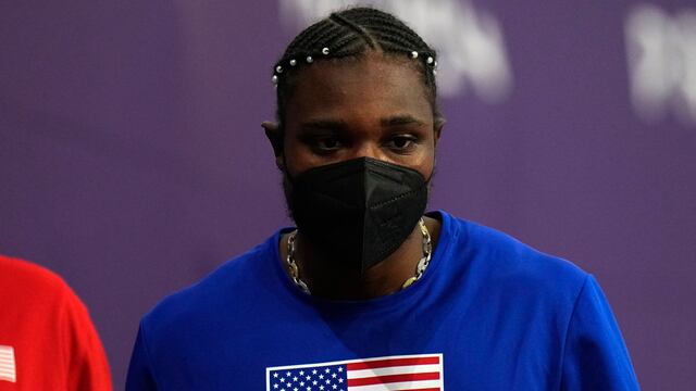 Noah Lyles en los Juegos Olímpicos de París 2024.