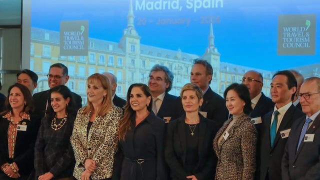 Mara Lezama destaca el papel estratégico del Caribe Mexicano en el WTTC en FITUR 2026.