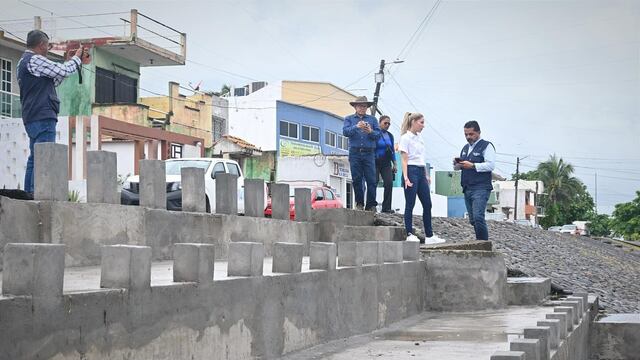 Patricia Lobeira Rodríguez entrega obras en Veracruz
