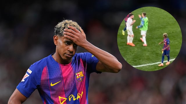 Al término del Clásico, Dani Carvajal encaró a Lamine Yamal por sus declaraciones previas al Real Madrid vs FC Barcelona