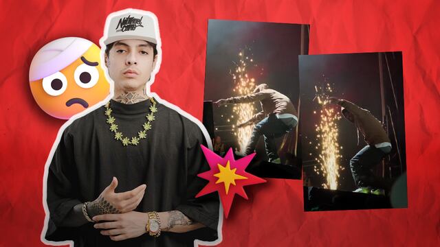 Natanael Cano sufre una caída durante su concierto en Metepec