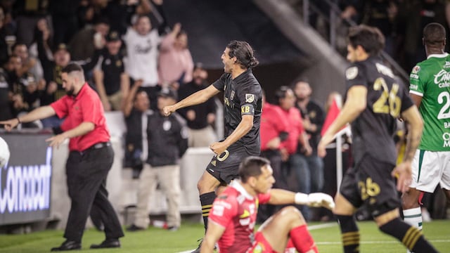 Vela celebra el gol del triunfo