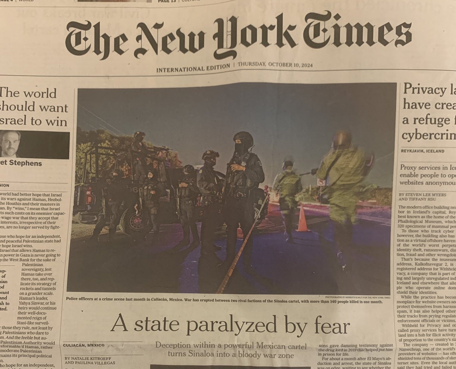 The New York Times en Culiacán