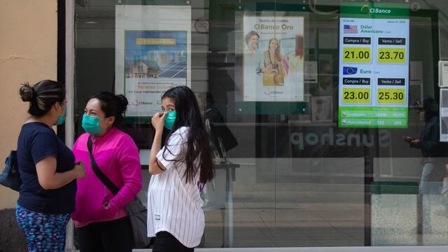 Casa de cambio en la capital del país