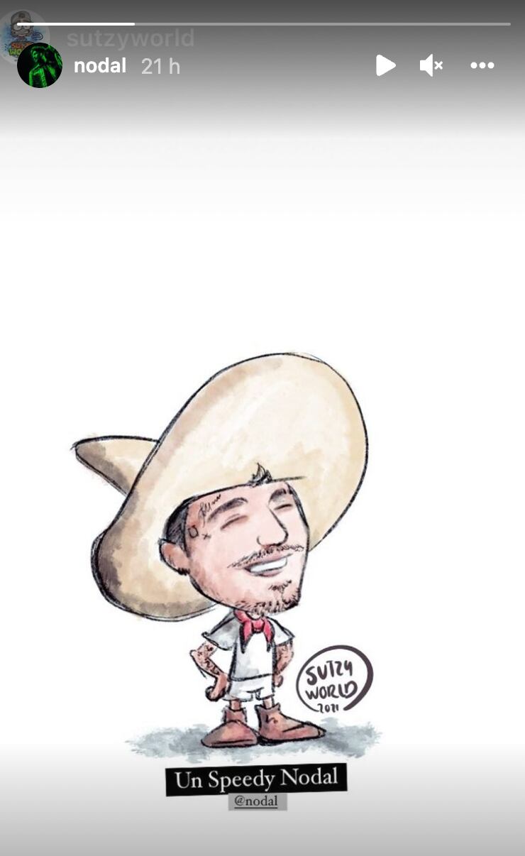 Christian Nodal como Speedy González