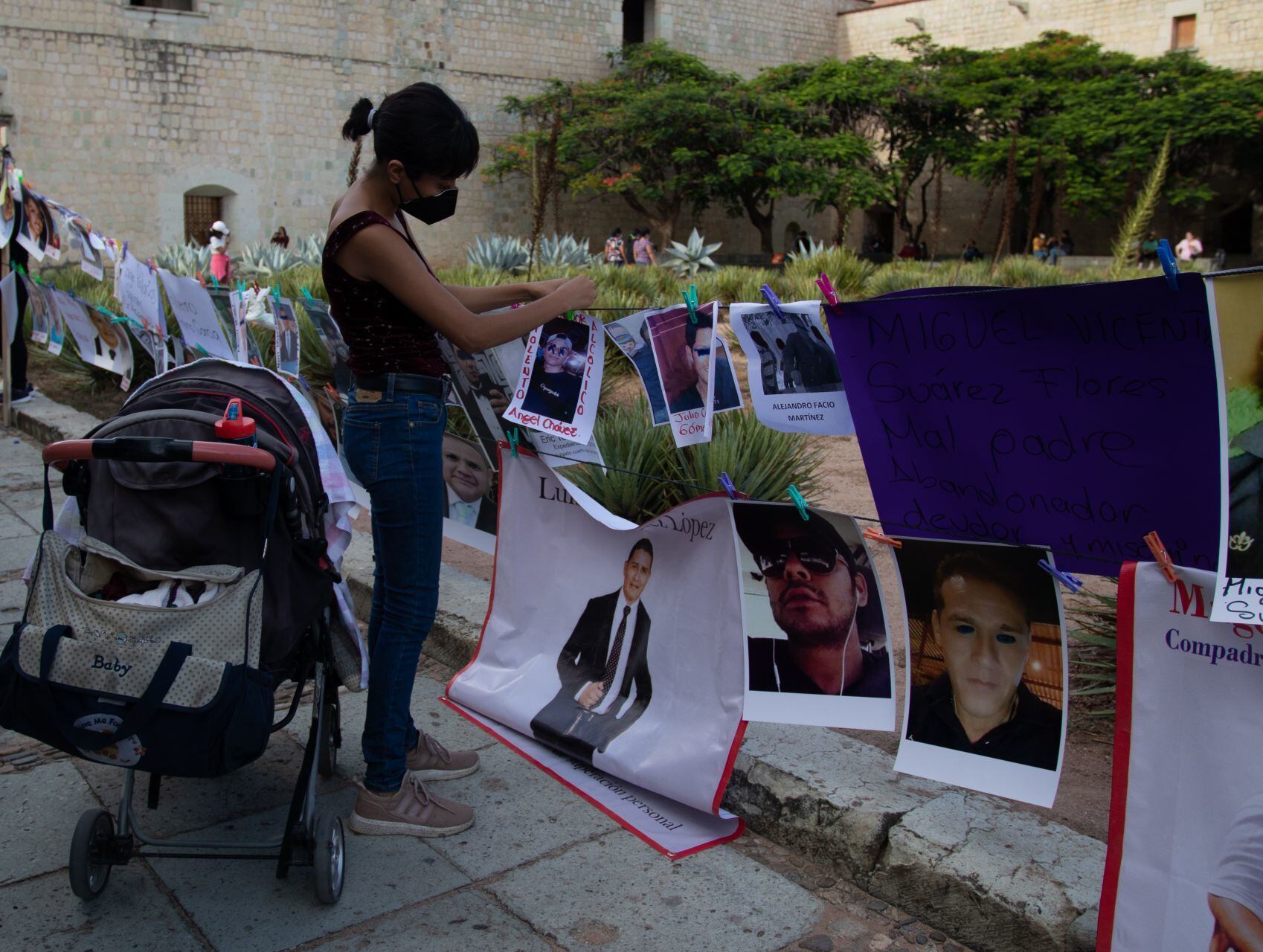 Tendedero de deudores alimentarios en Oaxaca