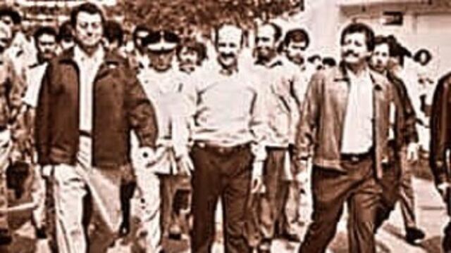 Manuel Camacho, Carlos Salinas de Gortari y Luis Donaldo Colosio
