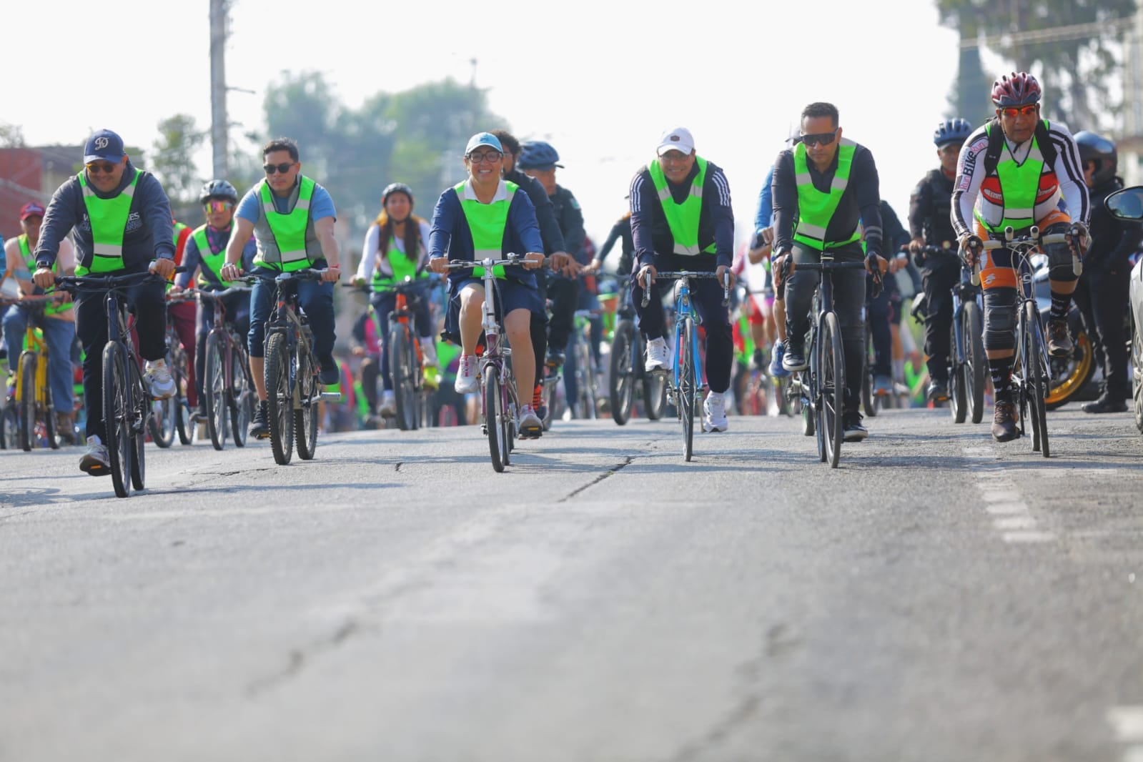 Rodada por la Paz en Ecatepec reúne a cerca de mil personas para impulsar deporte y comunidad