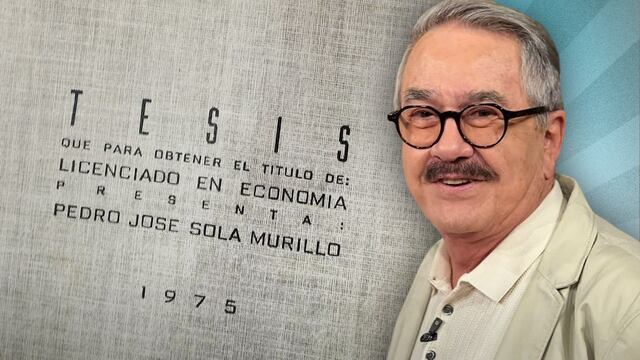 Pedro Sola presume su tesis en Twitter