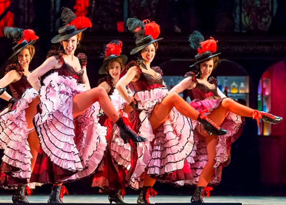 Grisettes del Maxim’s bailando el Cancán.