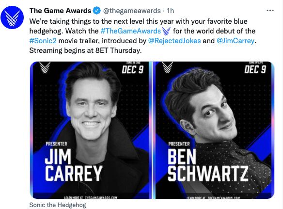Invitados a 'The Game Awards' 2021
