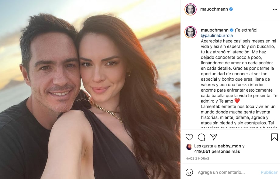 Mauricio Ochmann y Paulina Burrola
