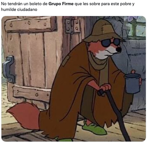 Memes concierto de Grupo Firme