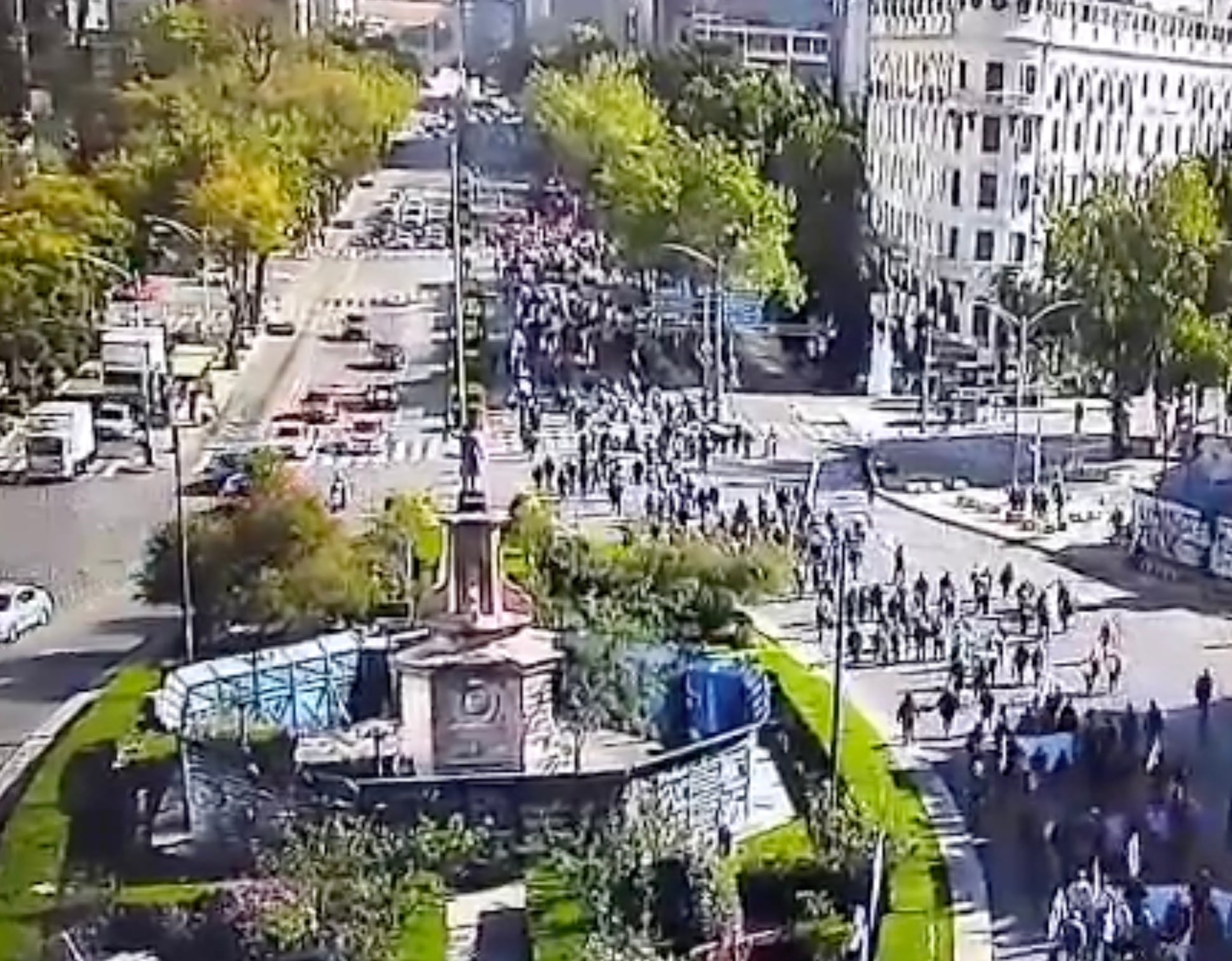 Bloqueo en Paseo de la Reforma hoy 13 de enero de 2025