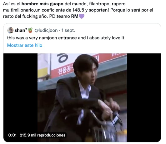 Armys defienden a RM de BTS