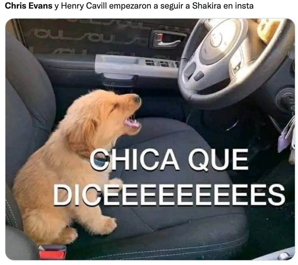 Usuarios quieren que Shakira elija entre Henry Cavill y Chris Evans