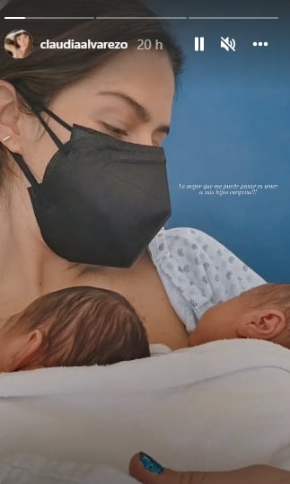 Claudia Álvarez ya puede ver a sus bebés.