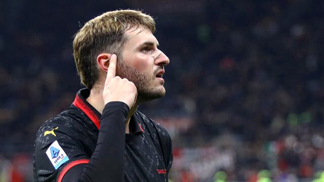 Santiago Giménez, jugador del AC MiIan.